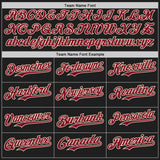 Custom Black Maroon-Cream Authentic Baseball Jersey