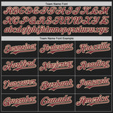 Custom Black Burgundy-Cream Authentic Baseball Jersey