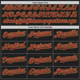 Custom Black Crimson-Old Gold Authentic Baseball Jersey