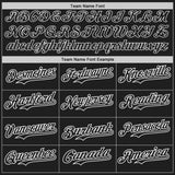 Custom Black White Authentic Baseball Jersey
