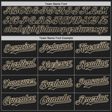 Custom Black City Cream Authentic Baseball Jersey