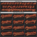 Custom Stitched Black Camo-Red Baseball Pullover Sweatshirt Hoodie