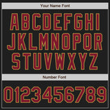 Custom Stitched Black Crimson-Old Gold Baseball Pullover Sweatshirt Hoodie