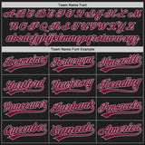 Custom Black Maroon-Gray Authentic Baseball Jersey