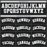Custom Black White-Gray Authentic Baseball Jersey