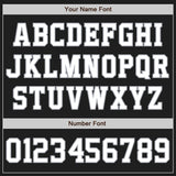 Custom Black White-Gray Authentic Baseball Jersey