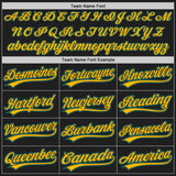 Custom Black Gold Teal-White Authentic Baseball Jersey