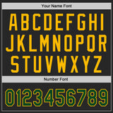 Custom Black Green-Gold Authentic Baseball Jersey