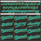 Custom Black Lakes Blue-Yellow Authentic Baseball Jersey