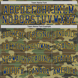 Custom Camo Royal-Gold Authentic Salute To Service Basketball Jersey