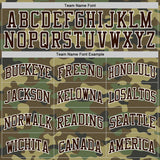 Custom Camo Brown-White Authentic Salute To Service Basketball Jersey