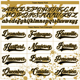 Custom Camo Black Old Gold-White Splash Hockey Lace Neck Jersey