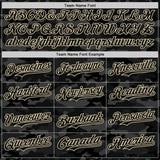 Custom Camo Black-Cream Dark Camouflage Tactical Style Authentic Salute To Service Baseball Jersey