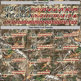 Custom Camo Vintage USA Flag Cream-Olive Woodland Camouflage Salute To Service Performance T-Shirt