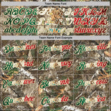 Custom Camo Vintage Mexican Flag Cream-Olive Woodland Camouflage Salute To Service Performance T-Shirt