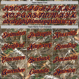 Custom Camo Navy Orange-Olive Woodland Camouflage Salute To Service Performance T-Shirt