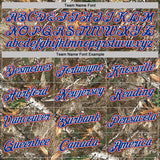 Custom Camo Royal White Red-Olive Woodland Camouflage Salute To Service Performance T-Shirt