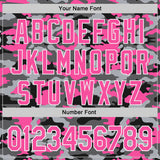 Custom Camo Pink-White Salute To Service Authentic Baseball Jersey