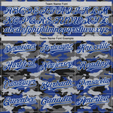 Custom Camo Royal-White Salute To Service Authentic Baseball Jersey