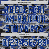 Custom Camo Royal-White Salute To Service Authentic Baseball Jersey