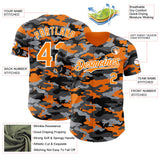 Custom Camo Bay Orange-White Salute To Service Authentic Baseball Jersey