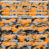 Custom Camo Bay Orange-White Salute To Service Authentic Baseball Jersey