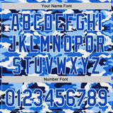 Custom Camo Thunder Blue-White Salute To Service Authentic Baseball Jersey