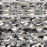 Custom Camo Cream-Black Salute To Service Authentic Baseball Jersey
