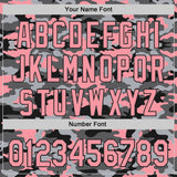 Custom Camo Medium Pink-Black Salute To Service Authentic Baseball Jersey