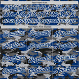 Custom Camo US Navy Blue-White Salute To Service Authentic Baseball Jersey