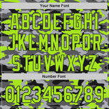 Custom Camo Neon Green-Black Salute To Service Authentic Baseball Jersey