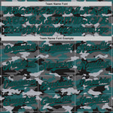 Custom Camo Midnight Green-Black Salute To Service Authentic Baseball Jersey