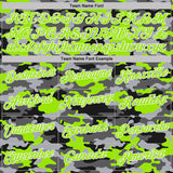 Custom Stitched Camo Neon Green-White Salute To Service Pullover Sweatshirt Hoodie