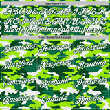 Custom Stitched Camo Green White-Neon Green Salute To Service Pullover Sweatshirt Hoodie