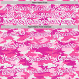 Custom Stitched Camo Deep Pink White-Pink Salute To Service Pullover Sweatshirt Hoodie
