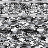 Custom Stitched Camo White-Black Salute To Service Pullover Sweatshirt Hoodie