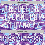 Custom Stitched Camo Purple-White Salute To Service Pullover Sweatshirt Hoodie