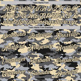 Custom Stitched Camo Cream-Black Salute To Service Pullover Sweatshirt Hoodie