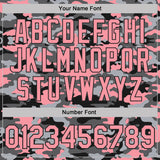 Custom Stitched Camo Medium Pink-Black Salute To Service Pullover Sweatshirt Hoodie