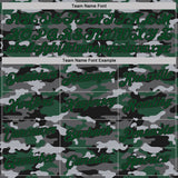 Custom Stitched Camo Green-Black Salute To Service Pullover Sweatshirt Hoodie