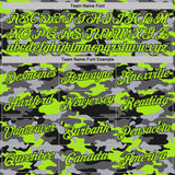 Custom Stitched Camo Neon Green-Black Salute To Service Pullover Sweatshirt Hoodie