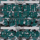 Custom Stitched Camo Midnight Green-Black Salute To Service Pullover Sweatshirt Hoodie
