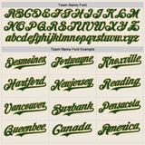 Custom Cream Green-Old Gold Authentic Baseball Jersey