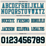 Custom Cream Black-Panther Blue Authentic Football Jersey