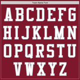 Custom Crimson White-Gray Authentic Baseball Jersey