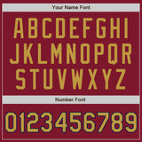 Custom Crimson Old Gold-Navy Authentic Baseball Jersey