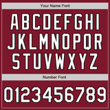 Custom Stitched Crimson White-Black Baseball Pullover Sweatshirt Hoodie