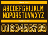Custom Brown Gold-White Drift Fashion Football Jersey