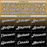 Custom Old Gold White-Black Fade Fashion Performance T-Shirt