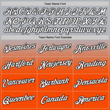 Custom Gray Orange-Black Fade Fashion Performance T-Shirt